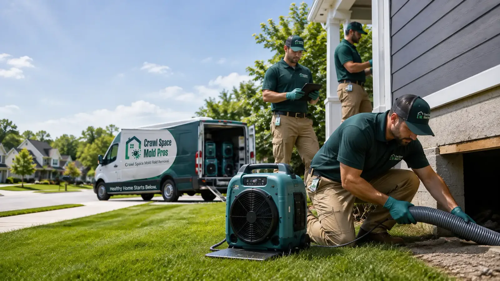 Crawl Space Mold Removal in Wausa, NE